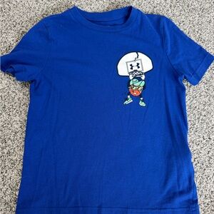 Under Armour Royal Blue Kids Basketball Graphic Tee